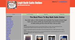 Desktop Screenshot of legitbathsaltsonline.com